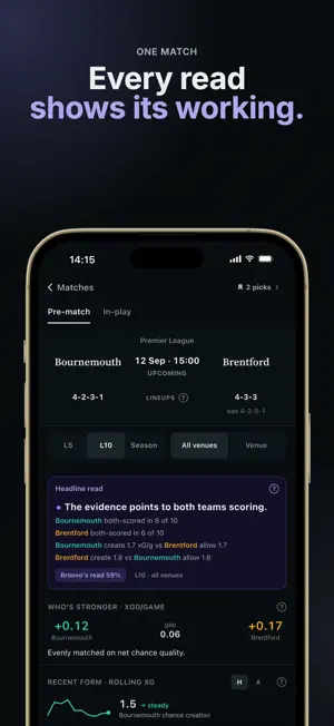Broovo: Football Analysis screenshot 2
