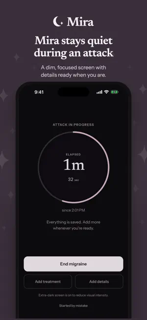 Mira: Migraine Tracker screenshot 2