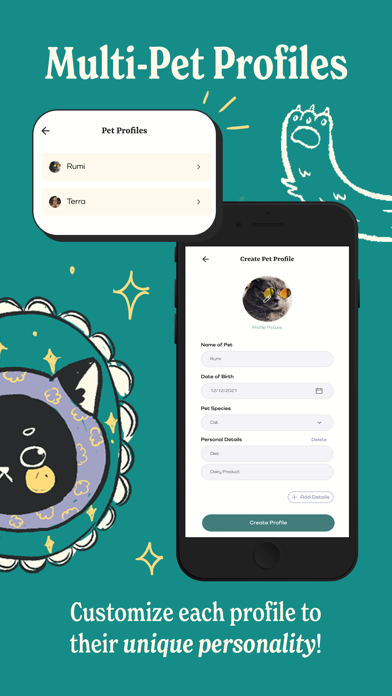 Pawsums: 3D Pet Diary App Screenshot