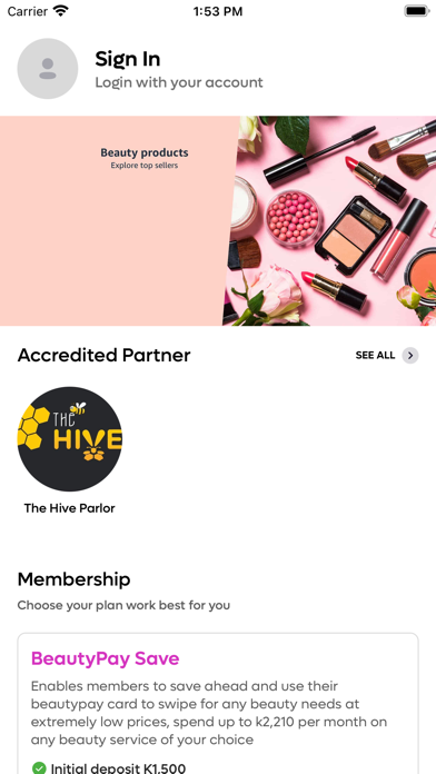 BeautyPay Care Screenshot