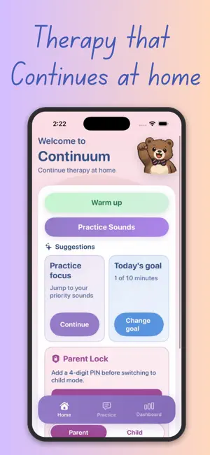 Continuum Speech Therapy screenshot 1