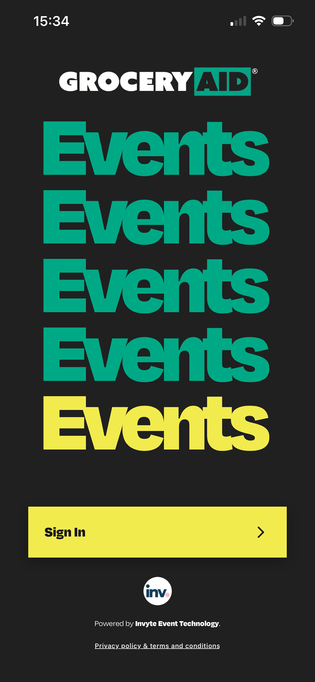 GroceryAid Event App