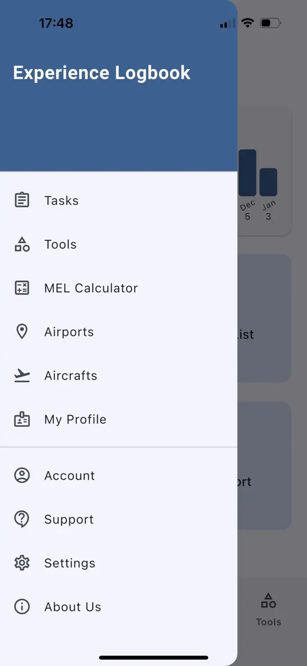 Screenshot #1 pour Maintenance Experience Logbook