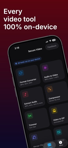 Video Converter: MP4, MOV, MKV iPhone screenshot