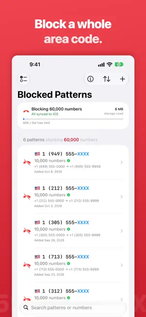 Phone Spam Pattern Blocker screenshot 4