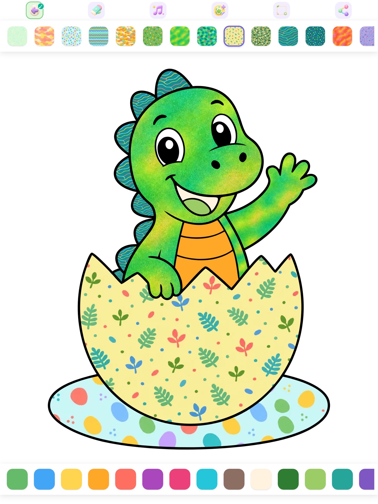 Screenshot 9 of Dinoria: Dinosaur Colouring