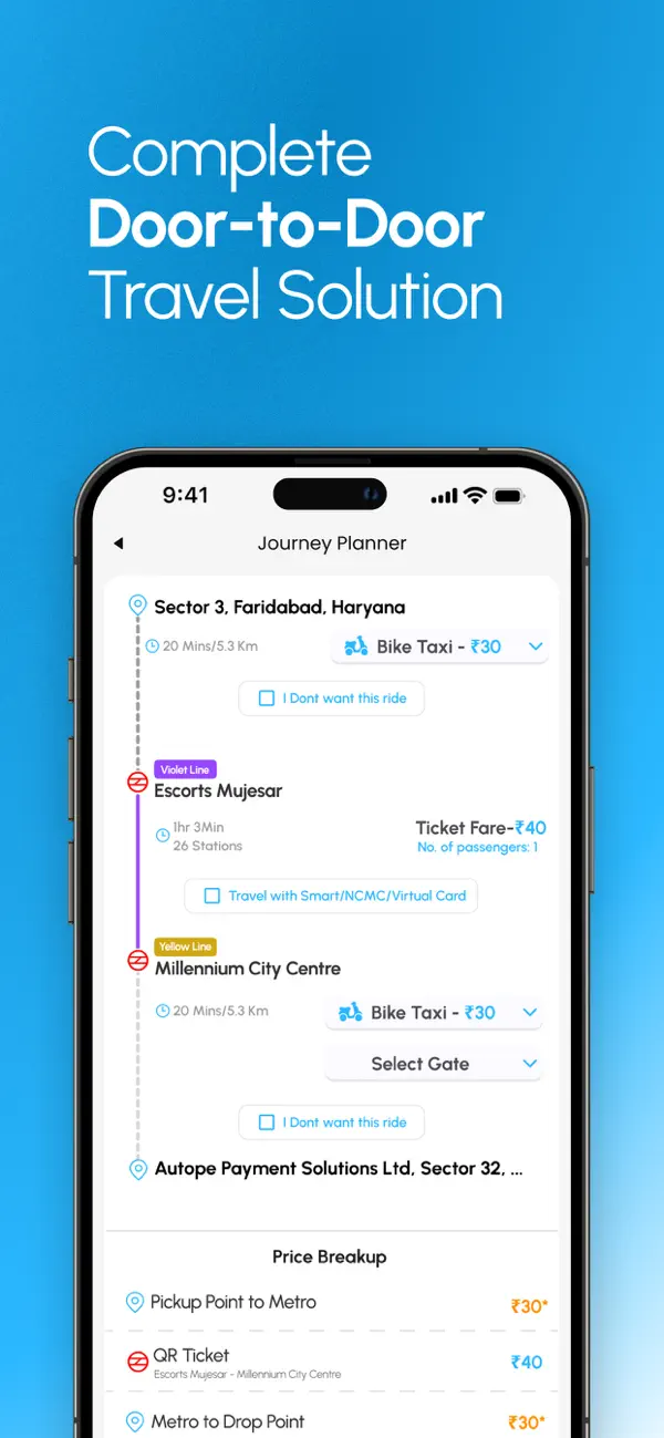 Screenshot #3 pour Delhi Metro Sarthi App
