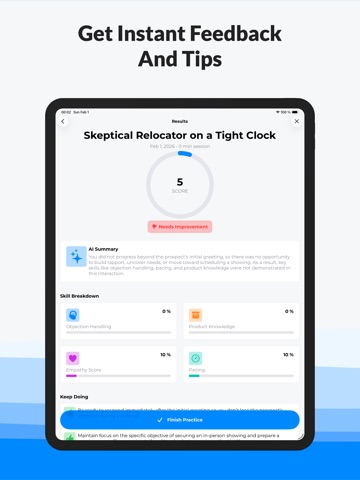 SalesGPT - AI Sales Coach iPad screenshot