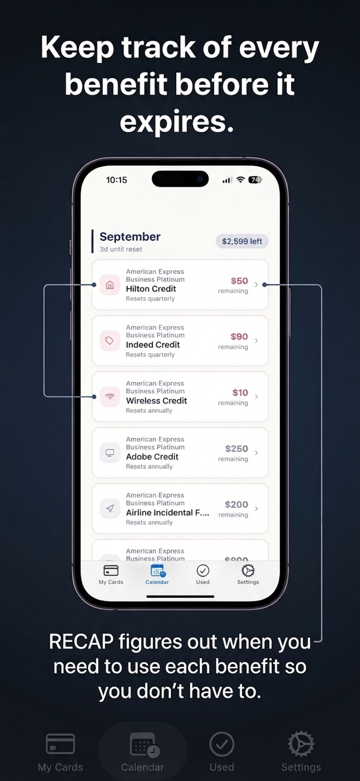 Screenshot 2 of RECAP (2b04d3)