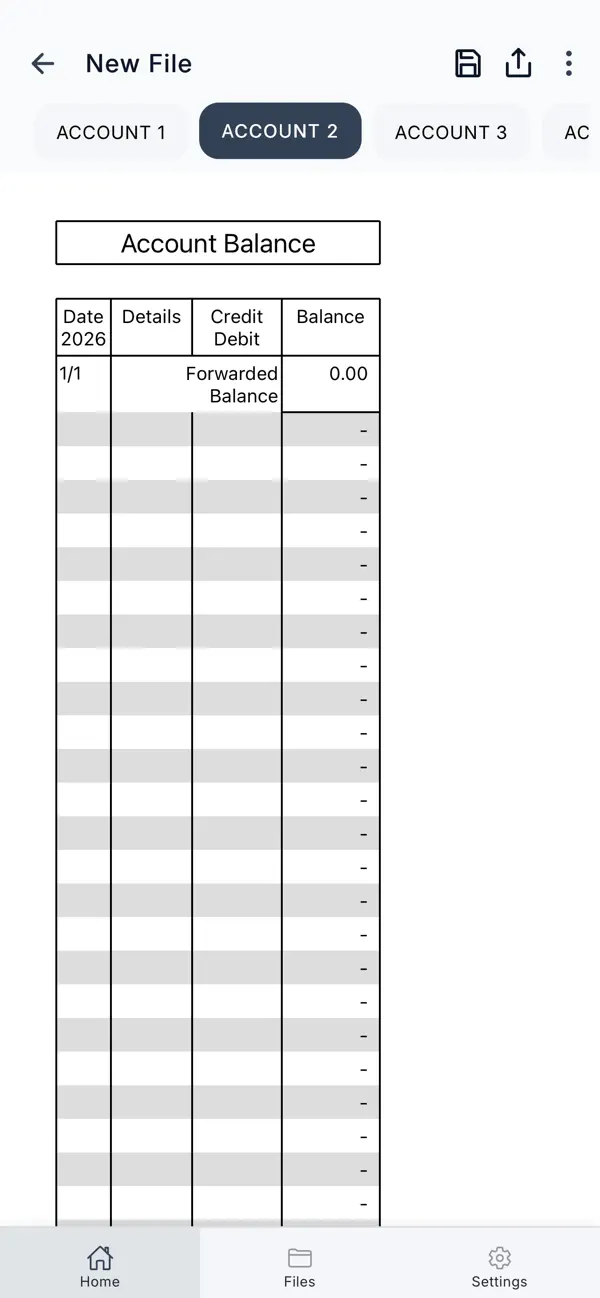 Screenshot #3 pour Account Statement