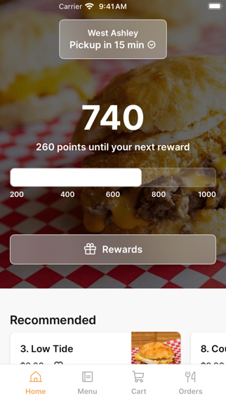 Biscuit Bros app screenshot