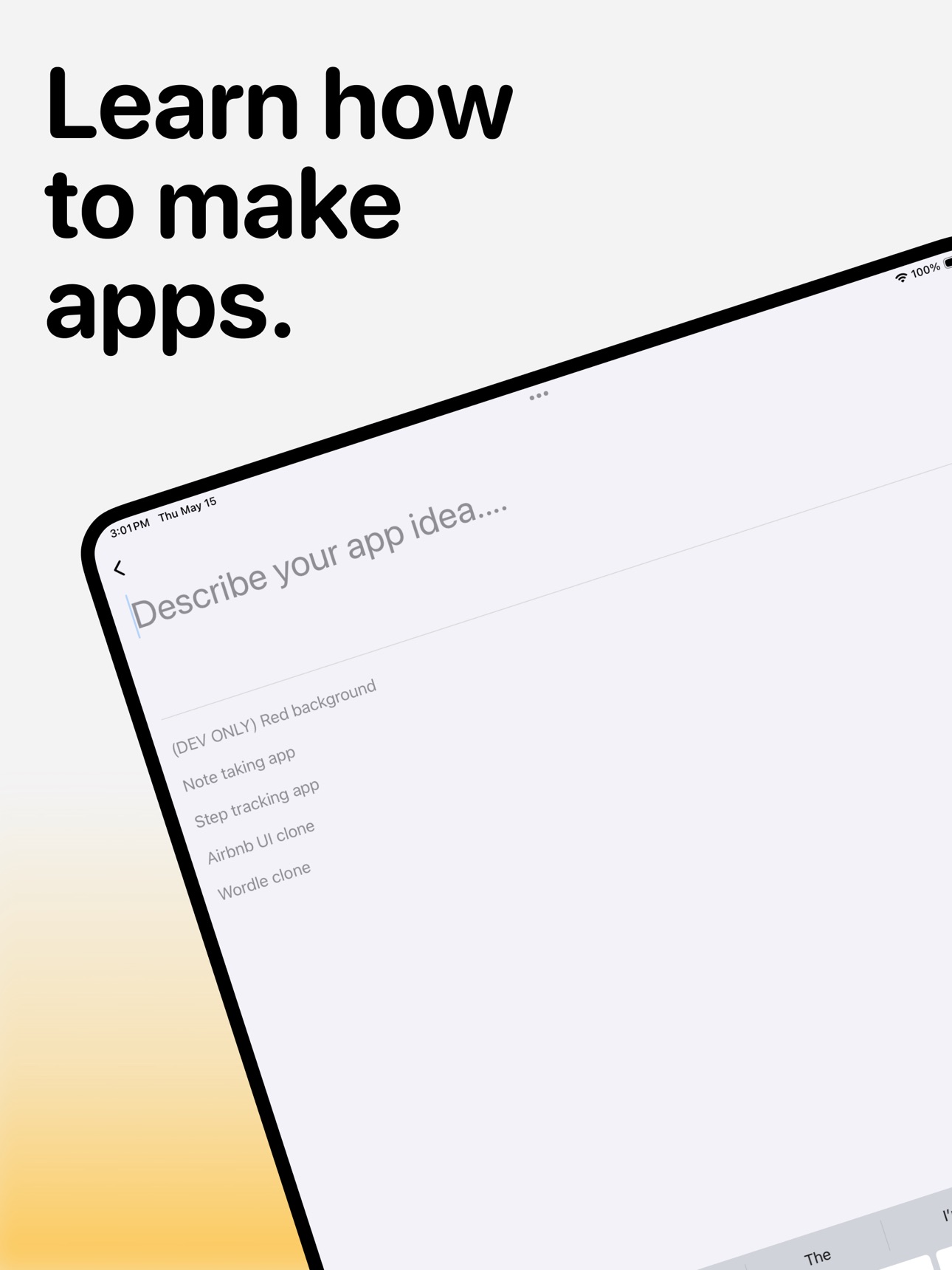 Vibecode screenshot 1