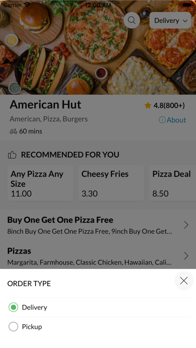 American Hut Screenshot