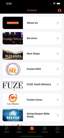 Fusion Church NY iPhone screenshot