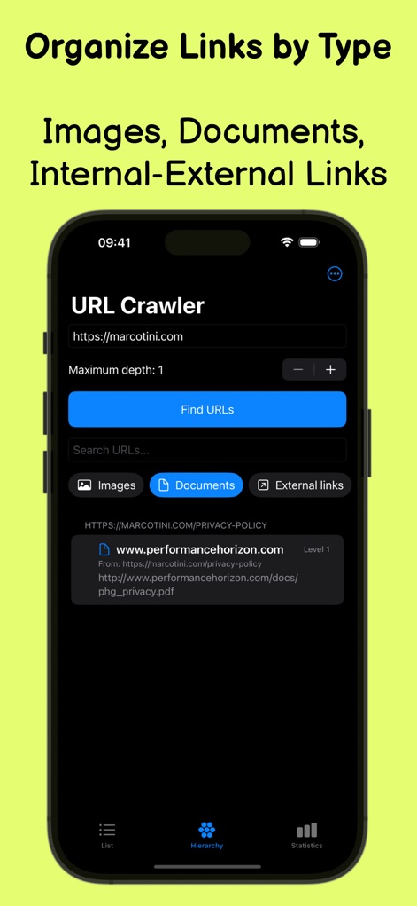 URL Crawler - Productivity App | MWM