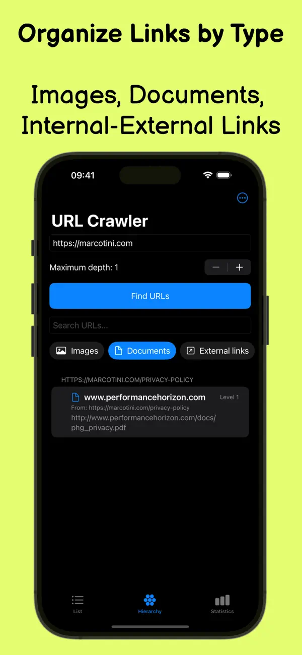 Screenshot #2 pour URL Crawler