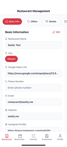 Seatly Partner screenshot