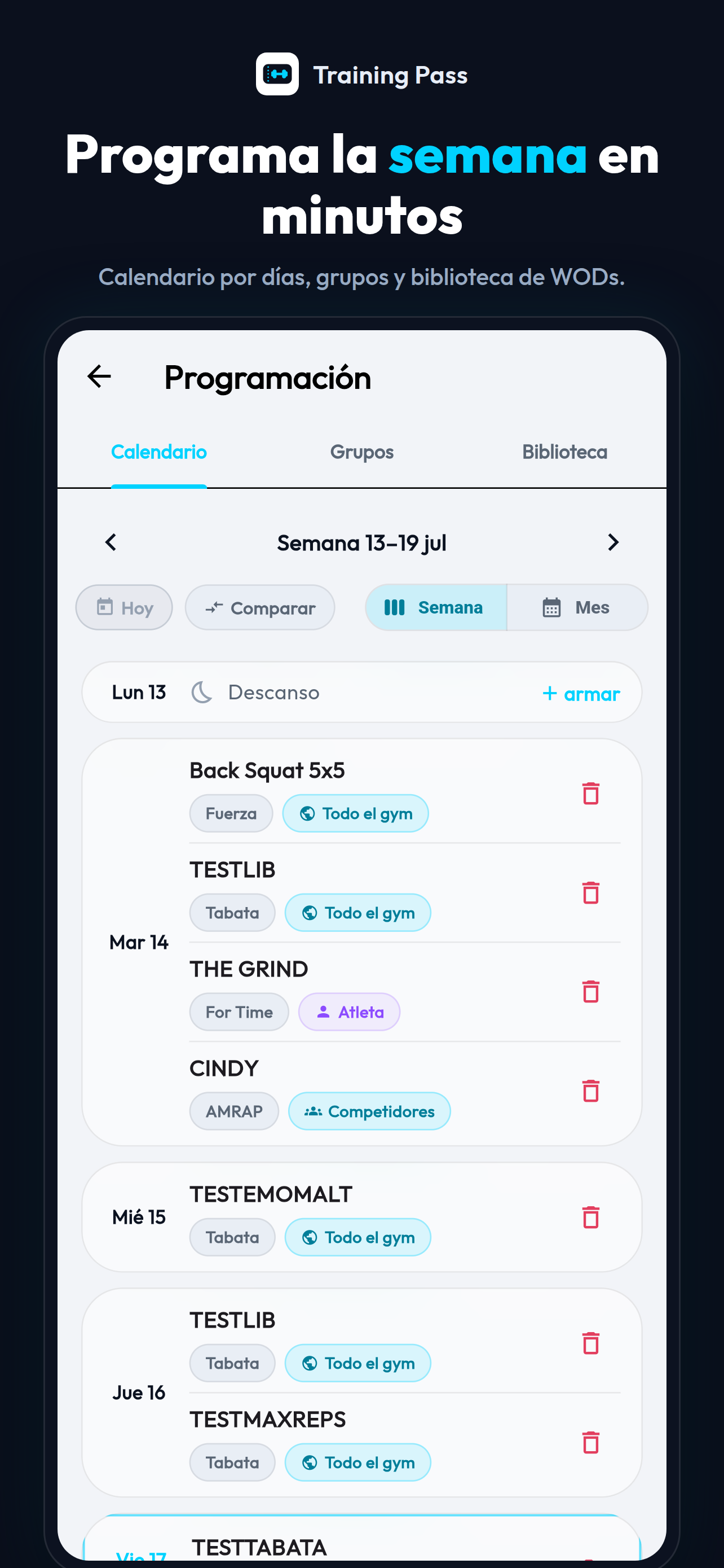 Training Pass screenshot 2