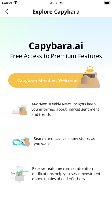 Capybara - AI Trading Copilot Screenshot