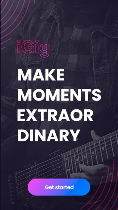 Screenshot 1 of iGig App