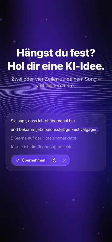 RAIM – Doppelreime & KI-Texte screenshot 2 of 5