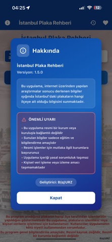 İstanbul Plaka Kodları Rehberi screenshot