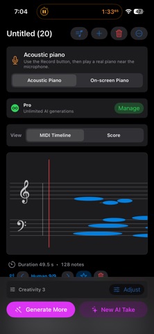 CoComposer.ai iPhone screenshot