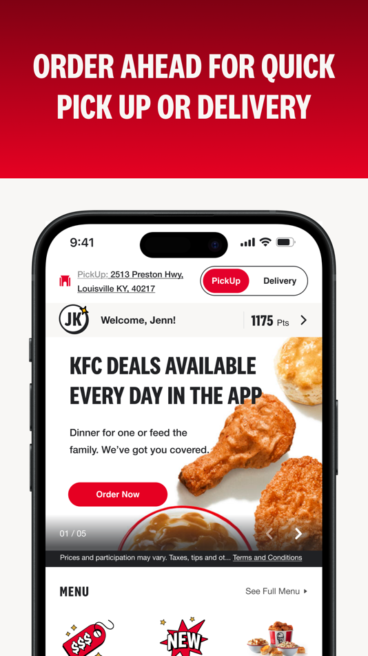 #3. KFC US - Ordering App (iOS) 由: Kentucky Fried Chicken