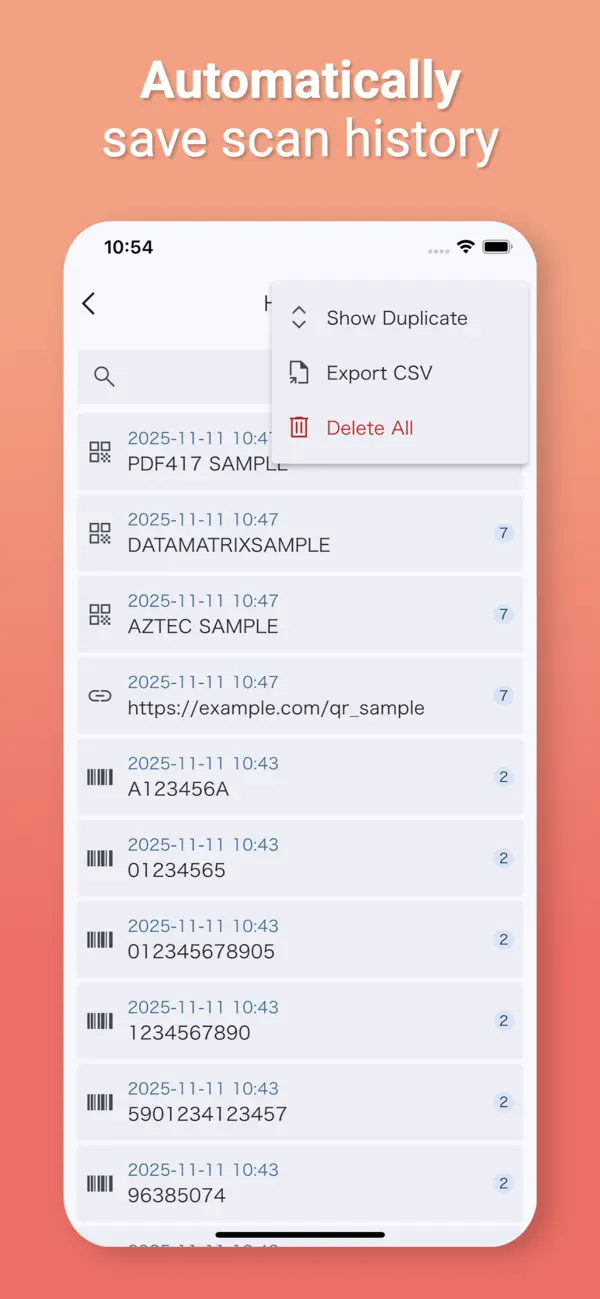 #3. QR-Code Reader + (iOS) di: BizNode Inc.