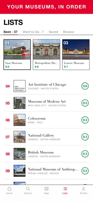 Muse: Museum & Art Tracker screenshot 2