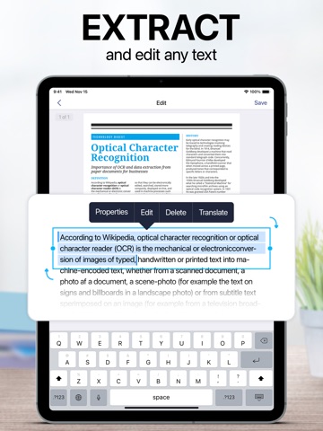 iScanner: PDF Doc Scanner App App Store preview screenshot 17