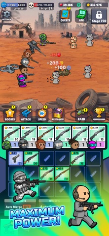 Idle Squad Tactics iPhone screenshot