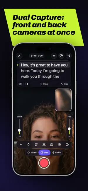 Teleprompter Video Maker: Cue screenshot 4