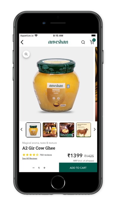 Screenshot 4 of Anveshan: Purity in Every Bite App