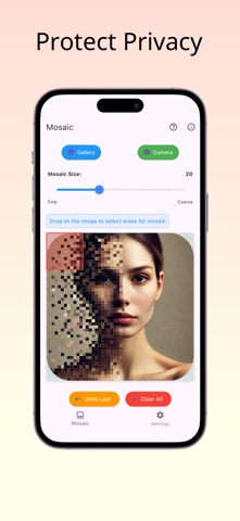 Mosaic - Mosaic Photo Editor iPhone screenshot