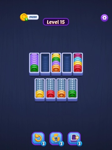 Coin Stack: Sort Puzzle iPad screenshot