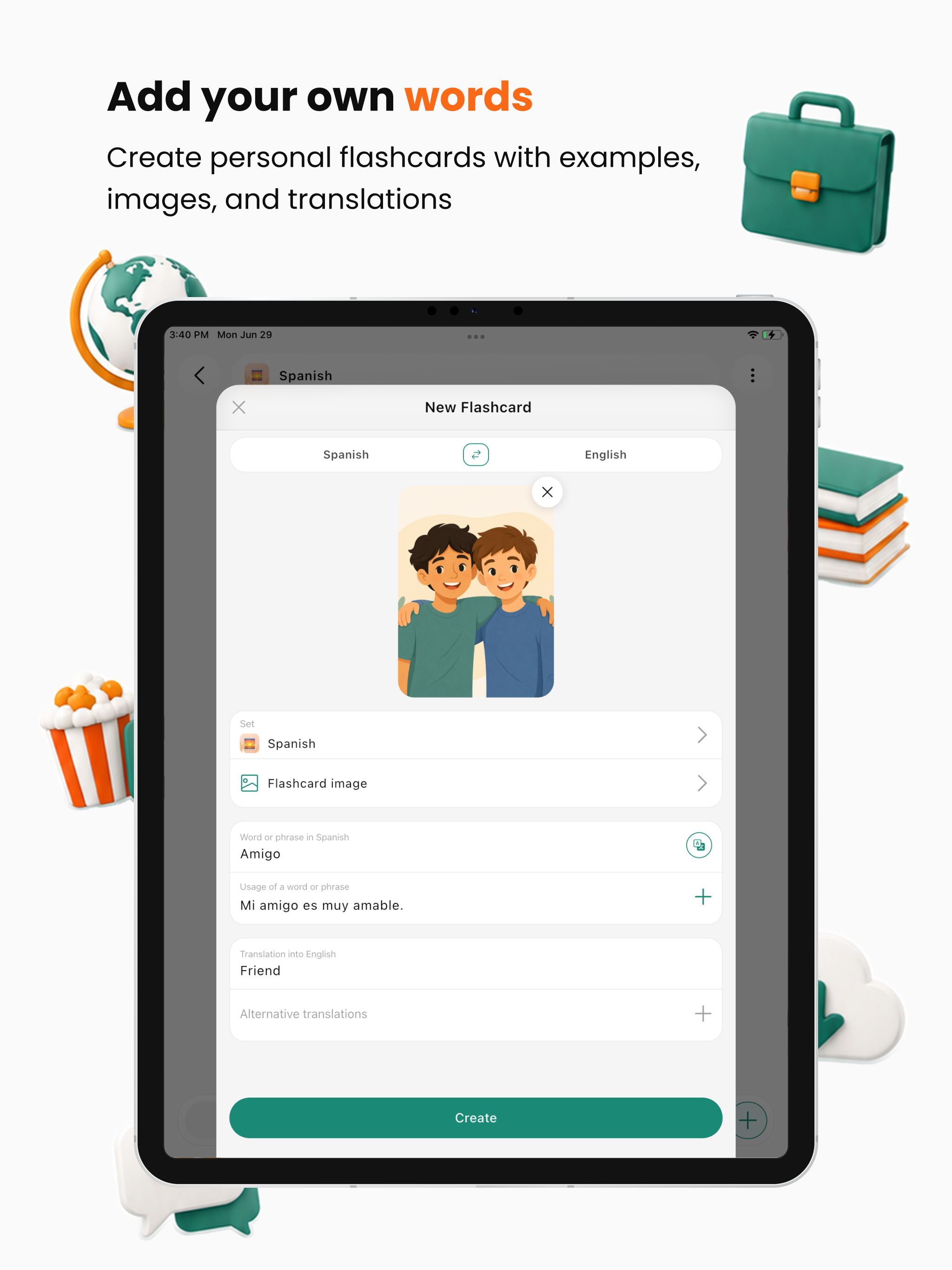 Linguamill Language Flashcards screenshot 11