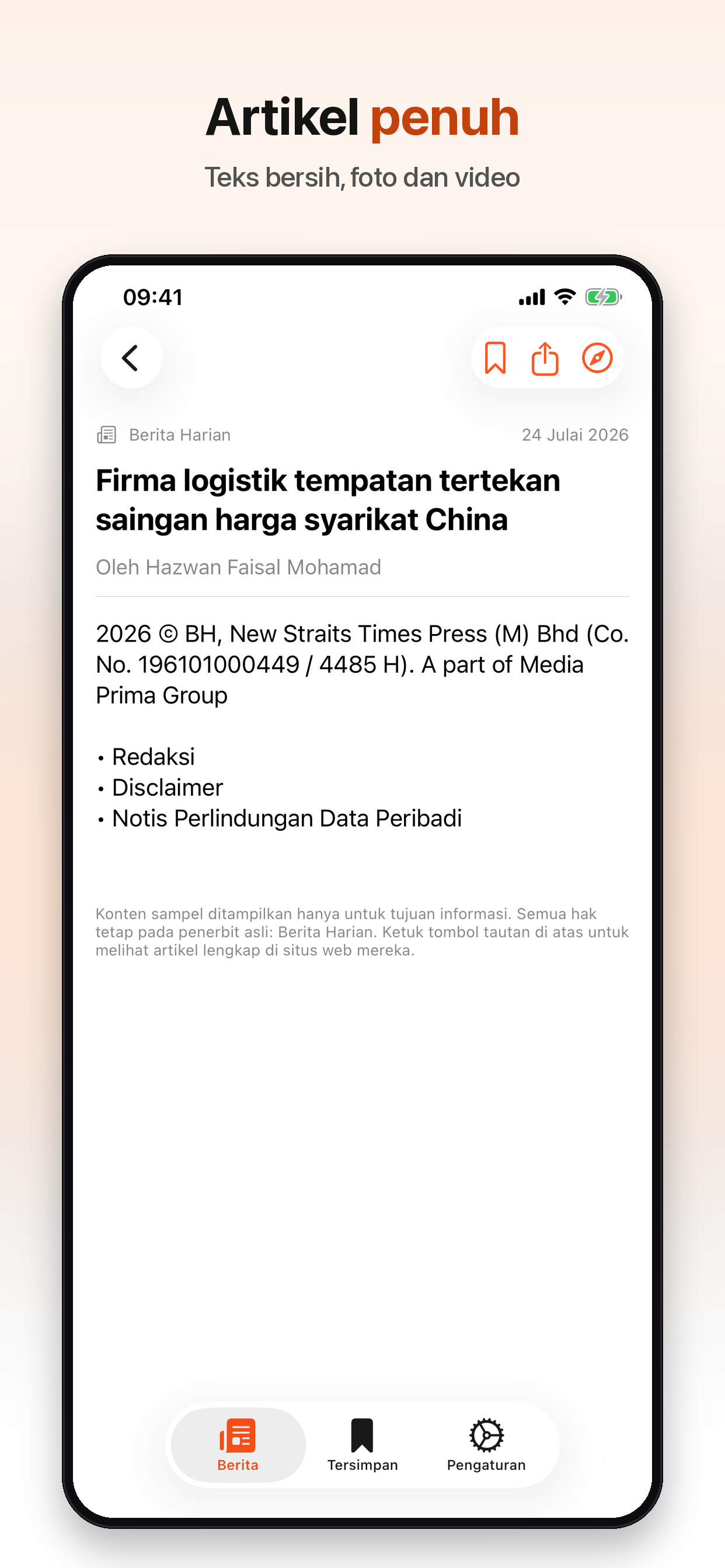 Malaysia News - Berita screenshot 2