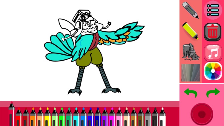 Coloring Indigo Rabbit Art