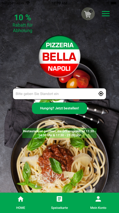 Bella Napoli Rommerskirchen Screenshot