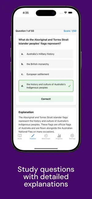 Australian Citizenship Exam screenshot 3