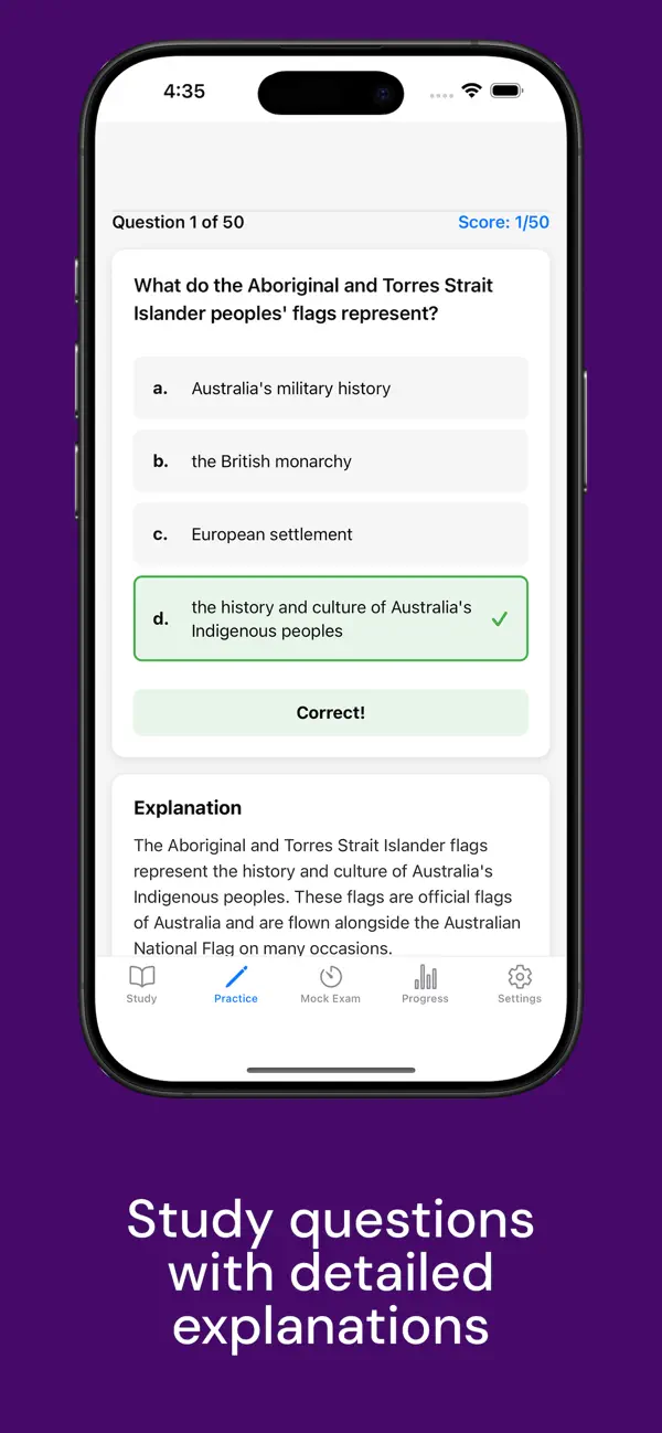 Screenshot #3 pour Australian Citizenship Exam