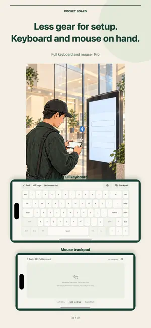 Pocket Board: Keyboard & Mouse screenshot 3