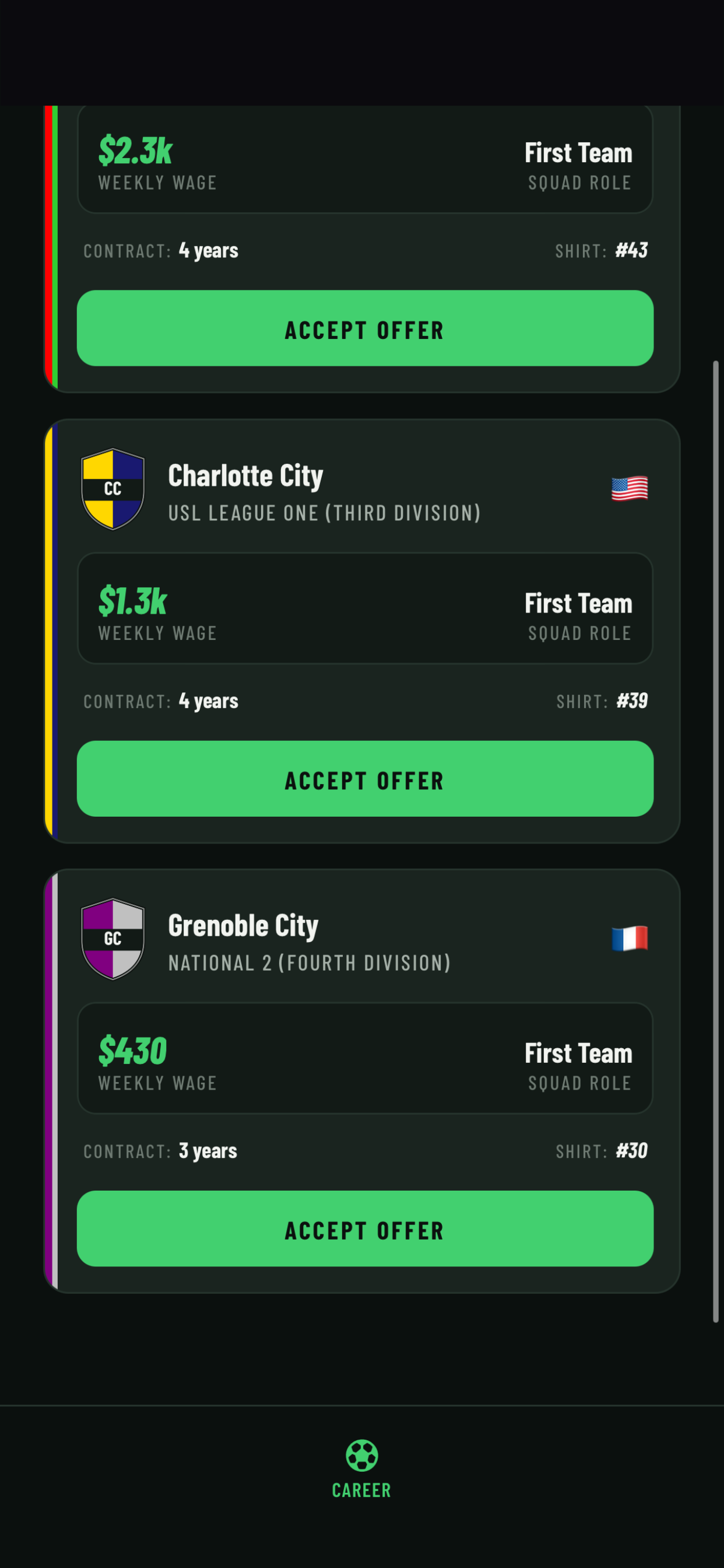 Footballer - Life Simulator screenshot 7