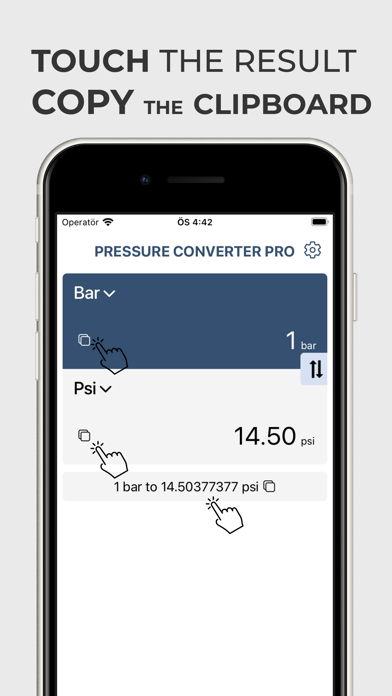 Screenshot #1 pour Pressure Converter Psi Bar Pas