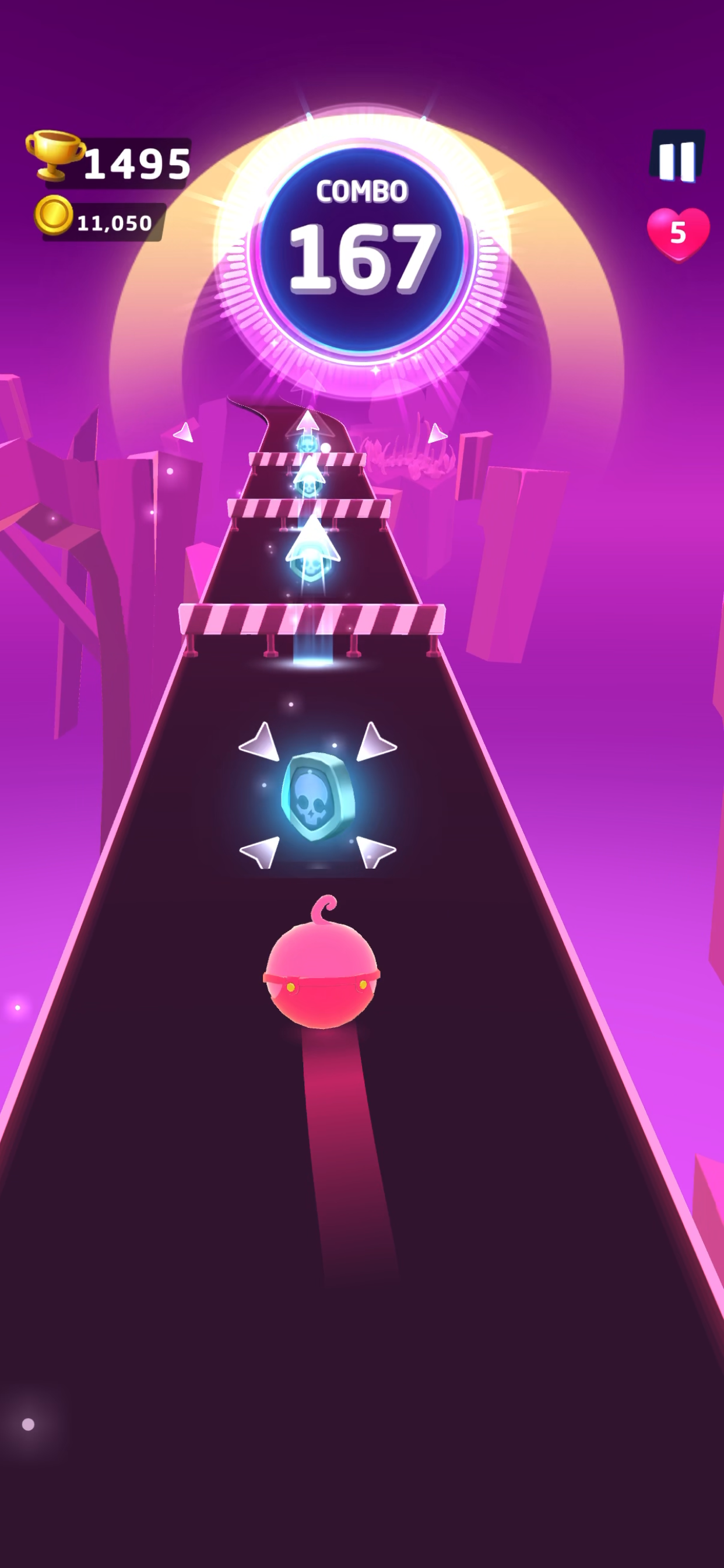 Magic Color Ball: Rhythm Road