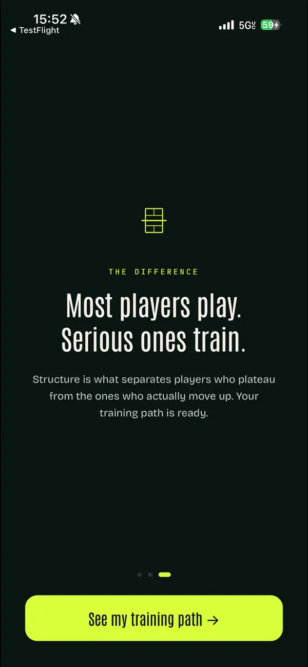 Screenshot #1 pour Drilld: Pickleball Trainer