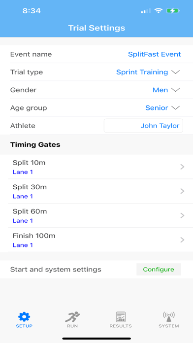 Screenshot #2 pour SplitFast Timing