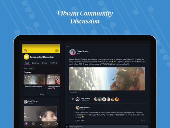 Tara Simon Studios iPad screenshot 2 - Music app