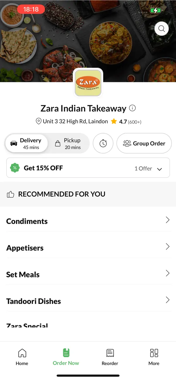 Screenshot #2 pour Zara Indian Takeaway.